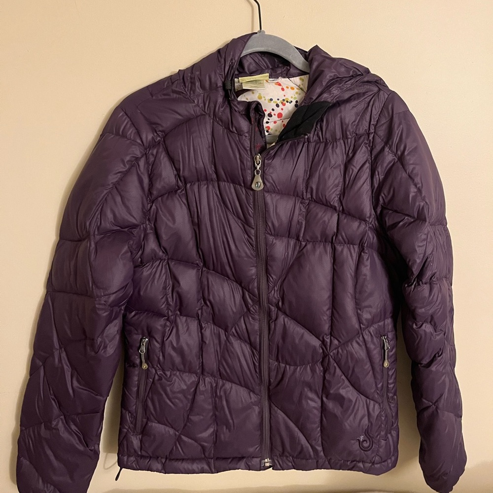 Isis Deep Purple Down Puffer Jacket